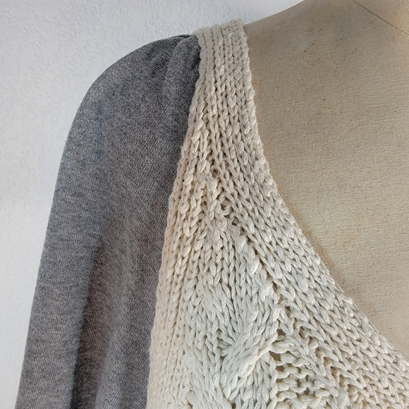 Free People Sz M/L Hideaway Cable Knit Sweater Top Longline OB652896 - Picture 5 of 15